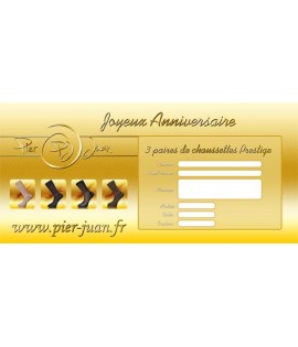 voucher gift socks Prestige